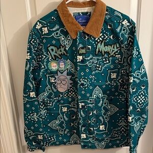 Rick and Morty Bandana Chore Jacket